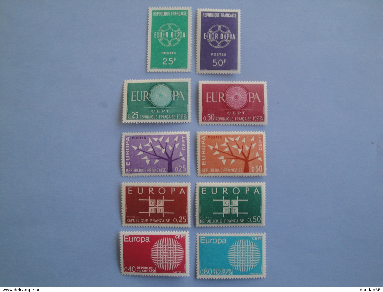 Europa France Lot De 10 Timbres ** - Autres & Non Classés