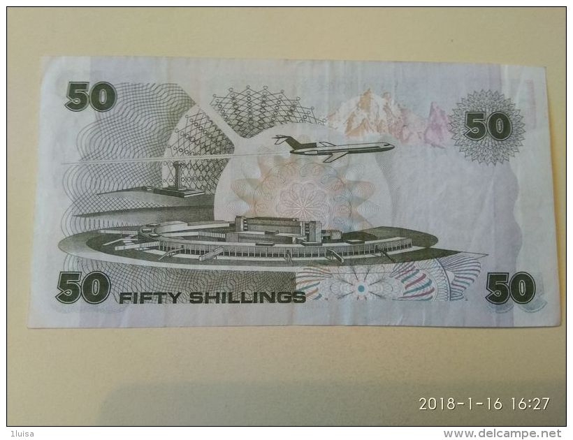 50 Schillings 1985 - Kenia