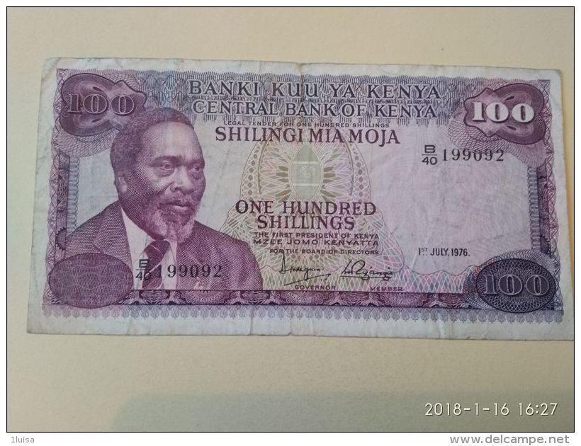 100 Schillings 1976 - Kenia