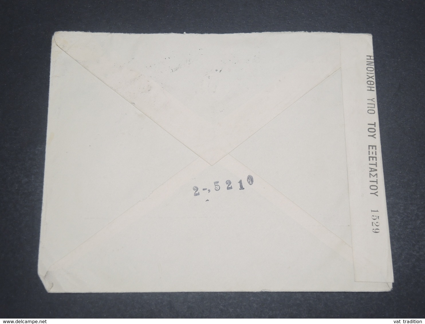 GRECE - Enveloppe Commerciale De Athènes Pour La France En 1945 Avec Contrôle Postal Affranchissement Plaisant - L 12149 - Storia Postale
