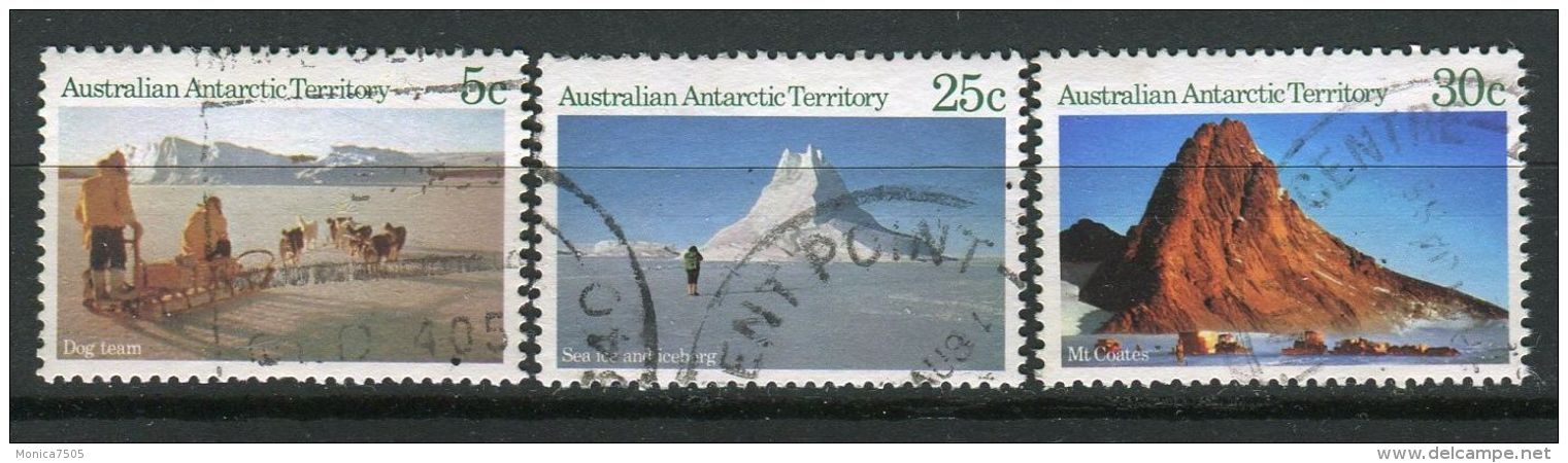 AUSTRALIE - ANTARTIQUE : Y&T  N°  63/67  TIMBRES  OBLITERES , A  VOIR . - Oblitérés