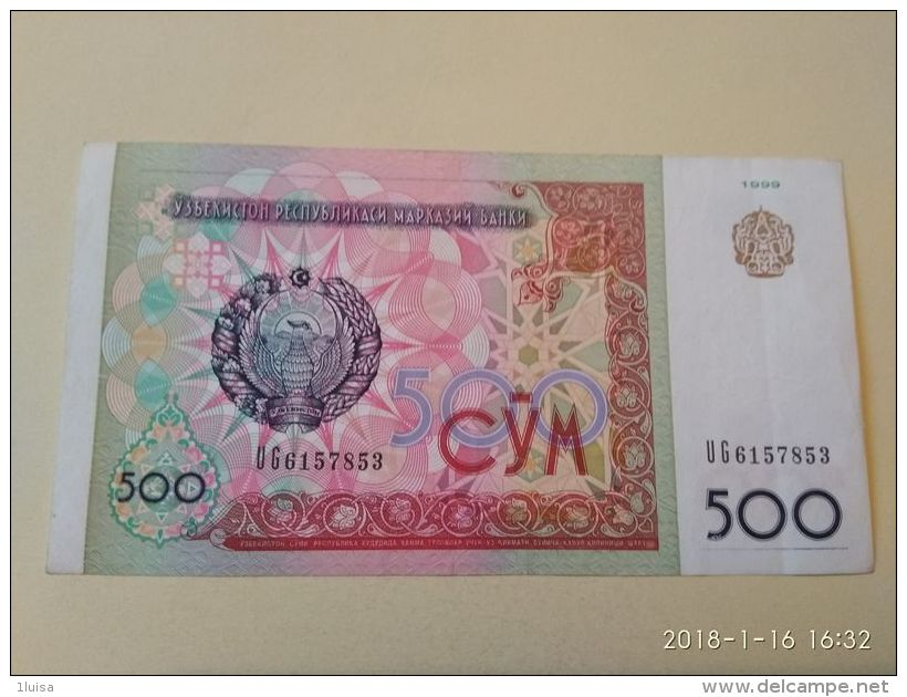 500 Sum 1999 - Uzbekistan