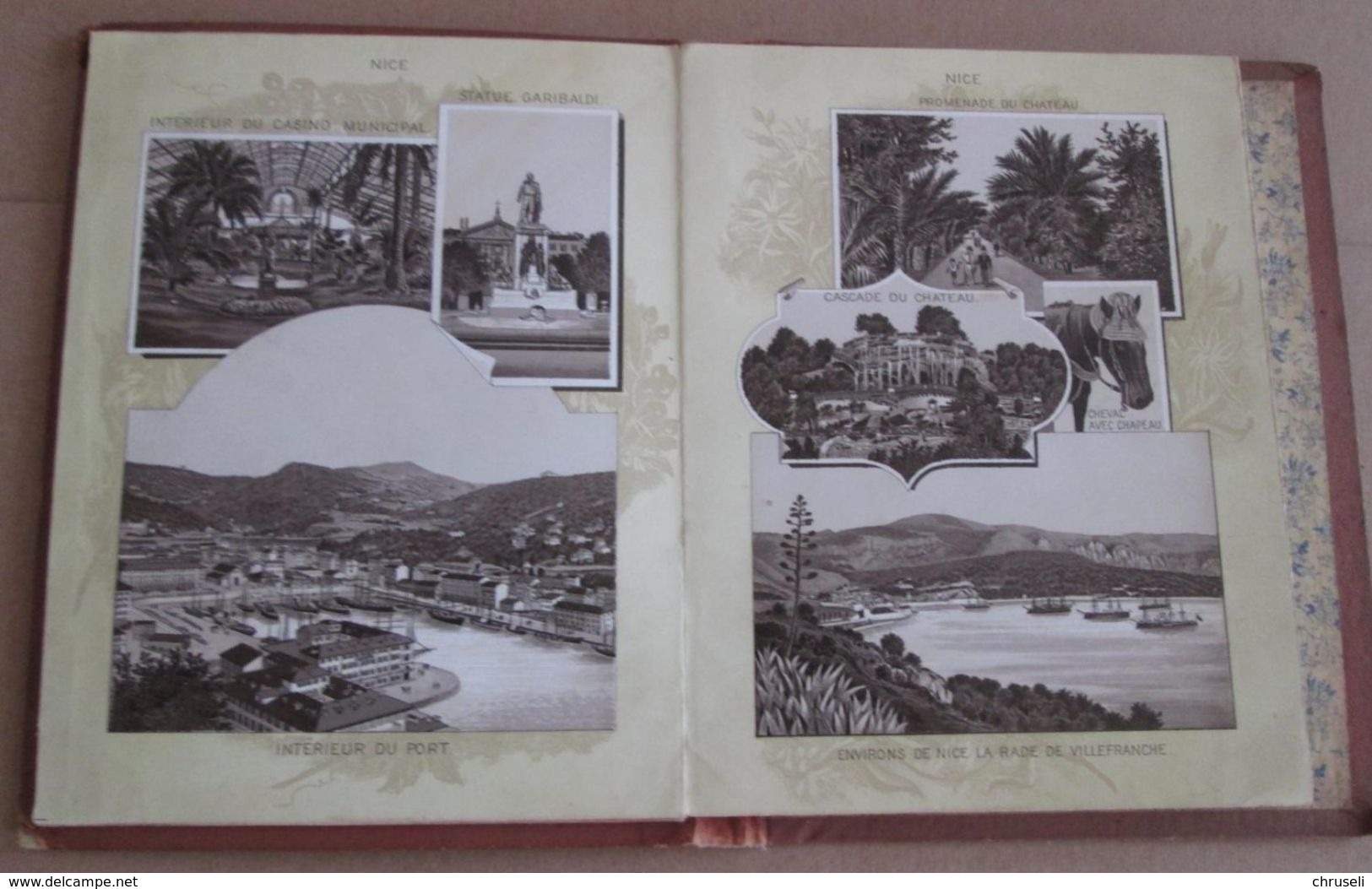 Leporello San Remo Souvenir Riviera Um 1890 - Otros & Sin Clasificación