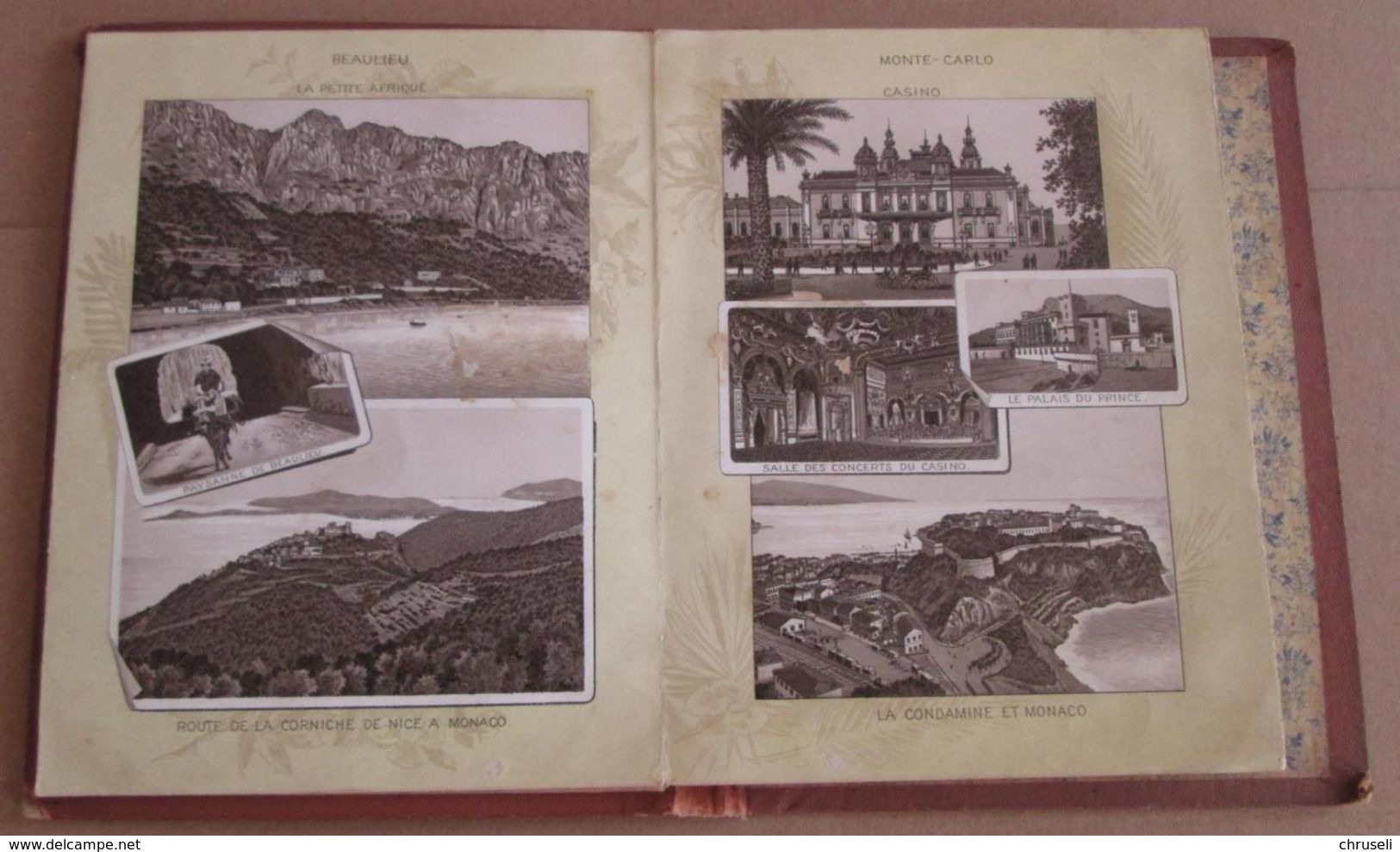 Leporello San Remo Souvenir Riviera Um 1890 - Otros & Sin Clasificación