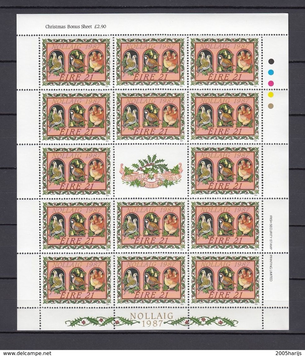 Ireland 1987 Christmas Sheet  MNH(**) - Nuovi