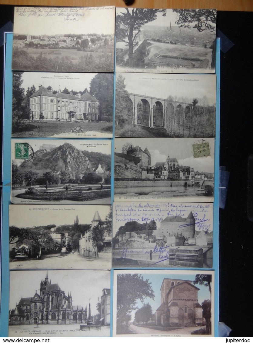 Lot de 290 cartes postales de France (toutes scannées)