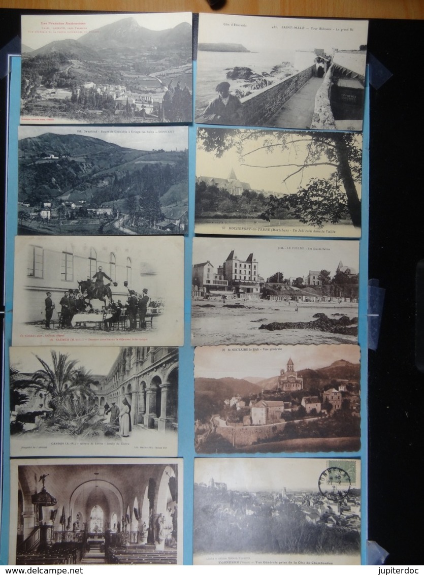 Lot de 290 cartes postales de France (toutes scannées)