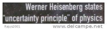 Werner Heisenberg States Uncertainty Principle Of Physics, Nobel Prize, MNH Micronesia - Physik