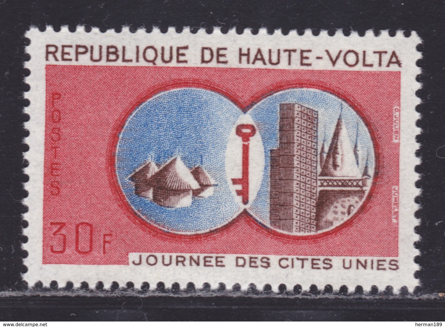 HAUTE-VOLTA N°  211 ** MNH Neuf Sans Charnière, TB (D4512) Journée Des Cités Unies - Haute-Volta (1958-1984)