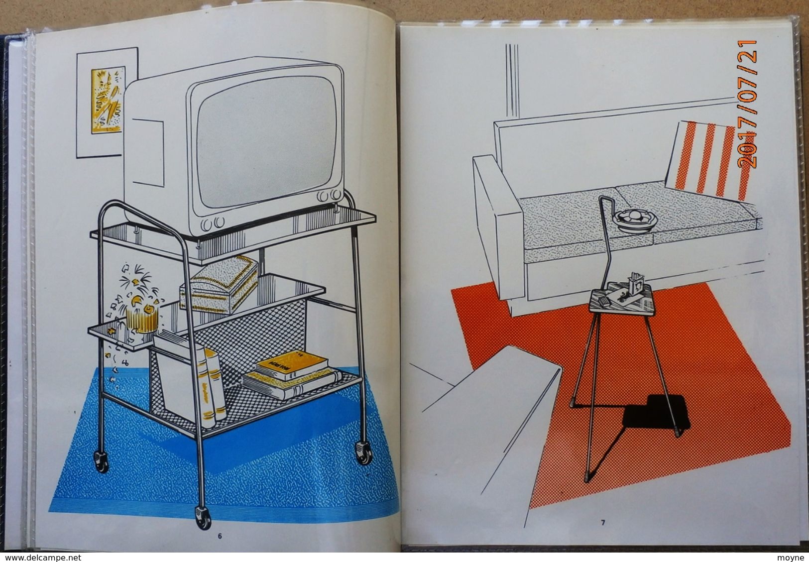 DOSSIER  PROJETS DE FERRONNERIE D'ART DES ANNEES 1950 - VINTAGE / RETRO - Ijzerwerk