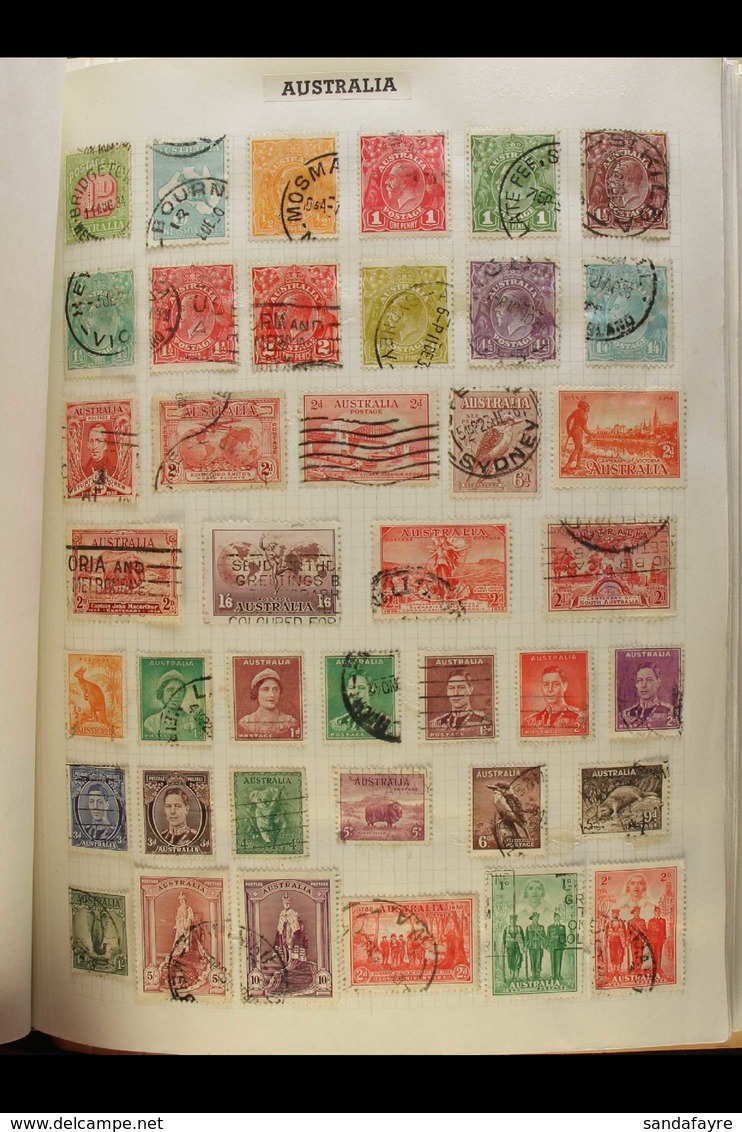 EXTENSIVE GB & COMMONWEALTH COLLECTION. 1850s-1990s. A Large Mint & Used Collection Presented In Two Bulging Spring Back - Altri & Non Classificati