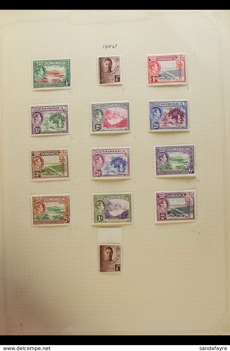 BRITISH WEST INDIES 1910's To Early 1950's FINE MINT COLLECTION In An Album With The Strength In KGVI Issues With Shades - Sonstige & Ohne Zuordnung