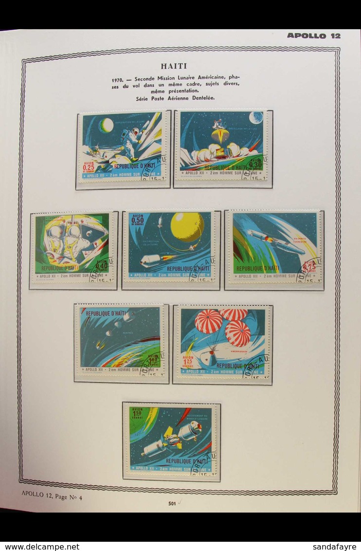 SPACE - APOLLO 12 & 13 A Most Interesting & Attractive Collection, Mostly Never Hinged Mint, Presented In A Dedicated Pr - Non Classés