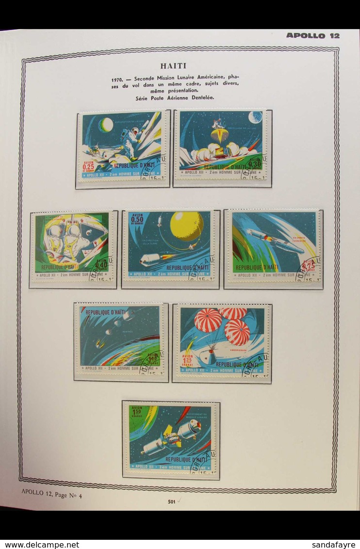 SPACE - APOLLO 12 & 13 A Most Interesting & Attractive Collection, Mostly Never Hinged Mint, Presented In A Dedicated Pr - Unclassified