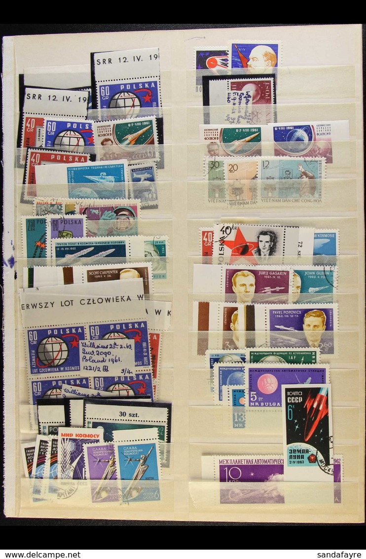 SPACE Mainly 1950s And 1960s Issues Incl Many Unlisted Or Restricted Imperf Stamps With  Russia, Romania, And Bulgaria,  - Sin Clasificación