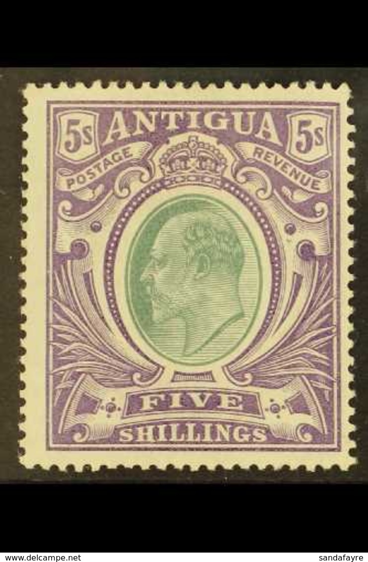1903-07 5s Grey-green And Violet On Ordinary Paper, SG 40, Fine Mint. For More Images, Please Visit Http://www.sandafayr - Sonstige & Ohne Zuordnung