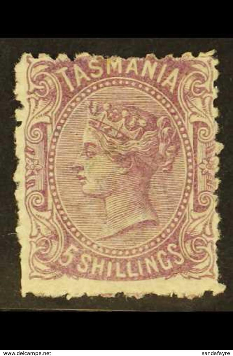 TASMANIA 1875 5s Mauve, Perf 11½, SG 149b, Fine Mint Large Part Og, Couple Of Short Perfs Otherwise Fresh With Bright Co - Autres & Non Classés