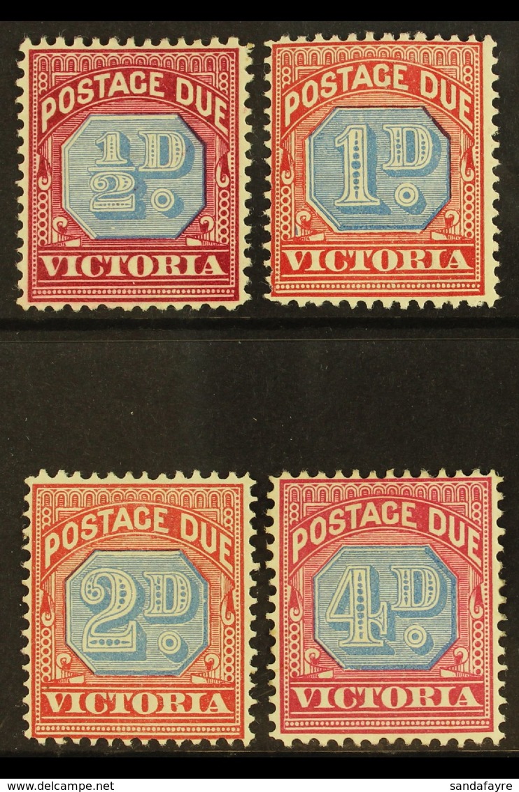 VICTORIA POSTAGE DUES 1890 ½d, 1d, 2d, And 4d All Listed Shades, SG D1a/D4a, Fine Mint. (4 Stamps) For More Images, Plea - Other & Unclassified