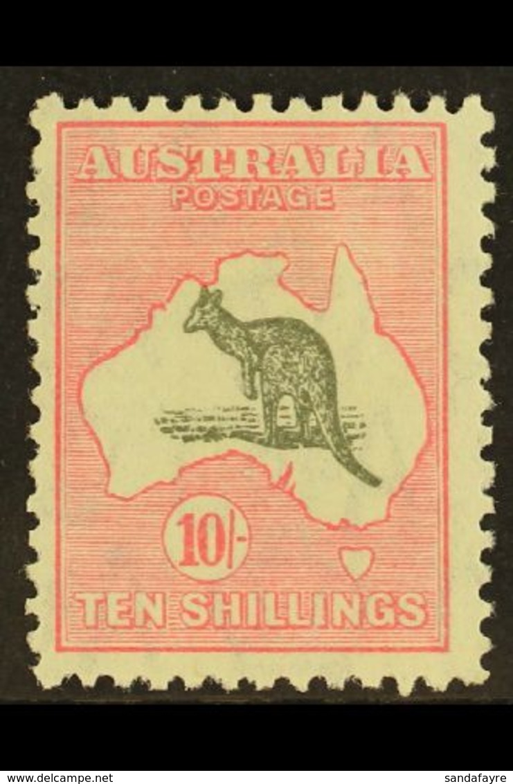 1931-36 10s Grey & Pink Roo, SG 136, Fine Mint, Lovely Fresh Colour. For More Images, Please Visit Http://www.sandafayre - Other & Unclassified
