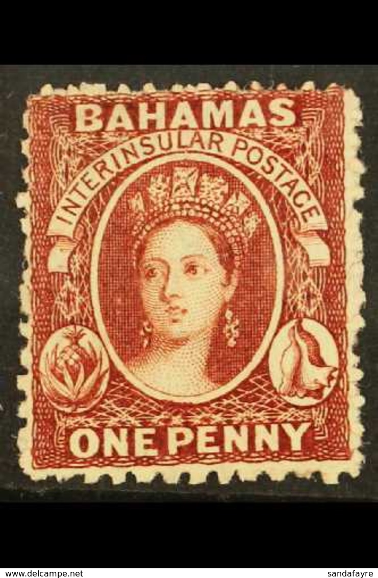 1863-77 1d Brown-lake, Wmk Crown CC, Perf.12½, SG 20, Fine, Never Hinged Mint, BP Basel Certificate Accompanies. For Mor - Other & Unclassified