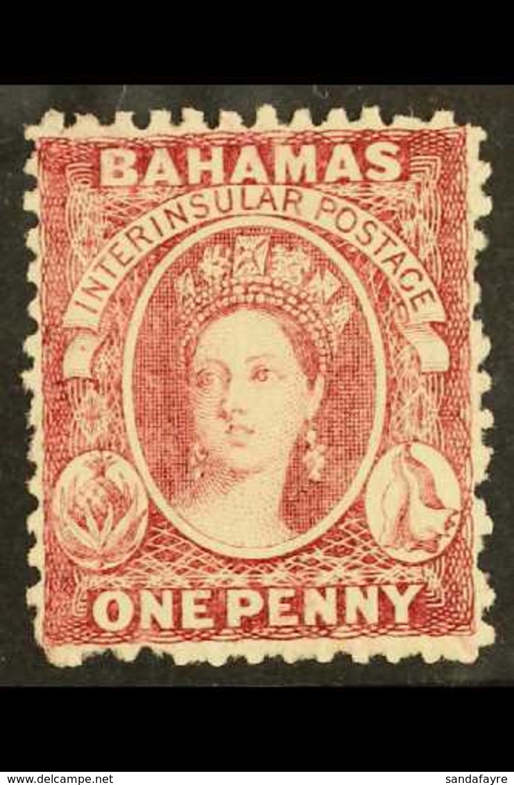 1863-77 1d Carmine-lake, Wmk Crown CC, Perf.12½, SG 21, Fine, Never Hinged Mint, BP Basel Certificate Accompanies. For M - Sonstige & Ohne Zuordnung