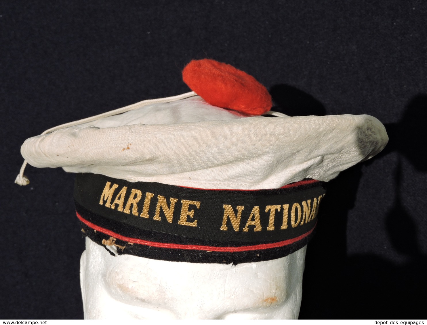 RARE BACHI MARINE NATIONALE  - FABRICATION AMERICAINE --  Matriculé TOULON 1952 - Casques & Coiffures