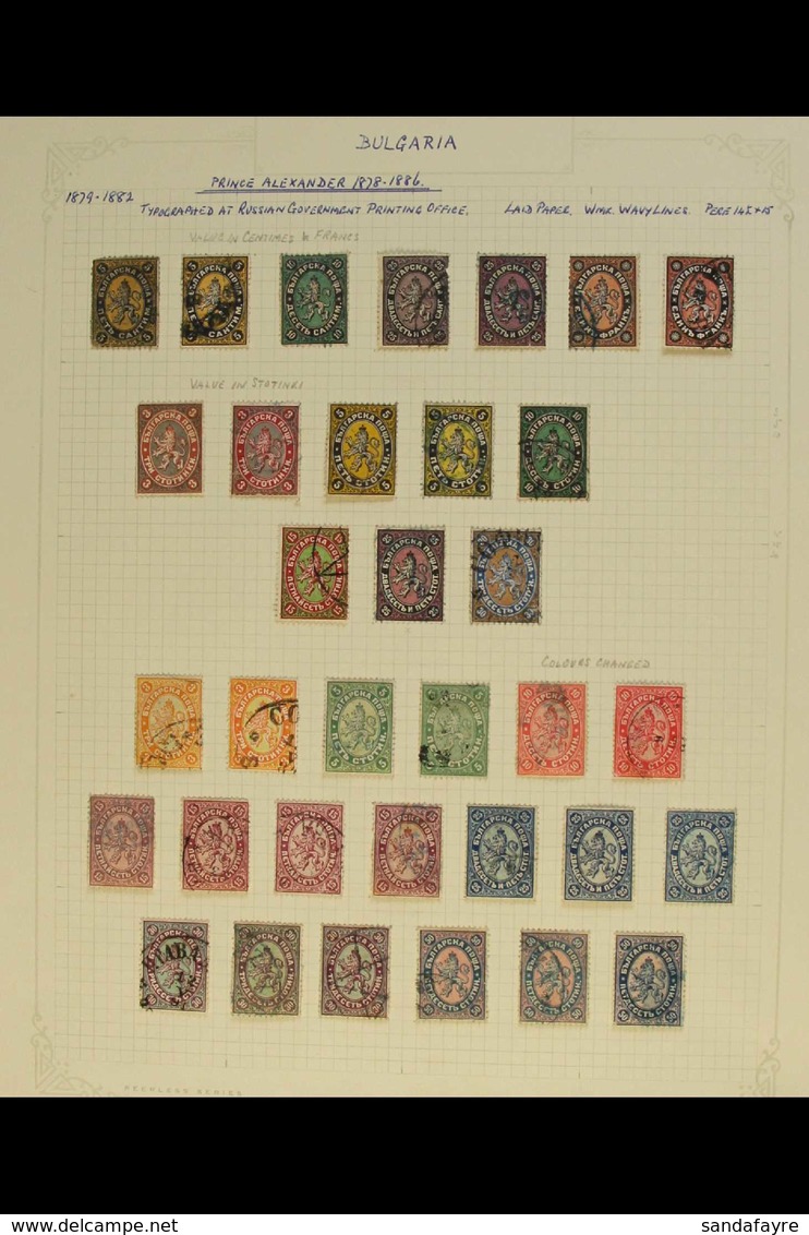 1879-1950 ATTRACTIVE COMPREHENSIVE COLLECTION On Leaves, Some Mint But Mostly Fine Used Stamps, Including (all Used) 187 - Autres & Non Classés