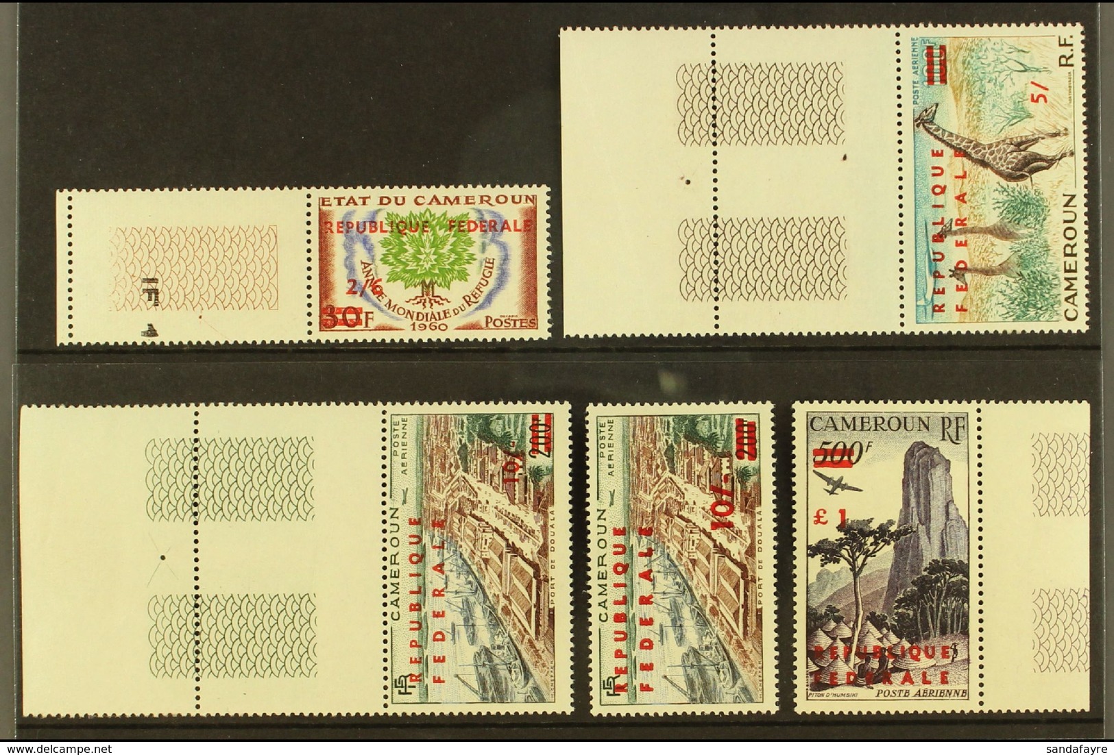 1961 OVERPRINT VARIETIES A Delightful Fine Mint Selection Of Varieties, ALL DIFFERENT & Include 1961 2s6d On 30f, 5s On  - Sonstige & Ohne Zuordnung