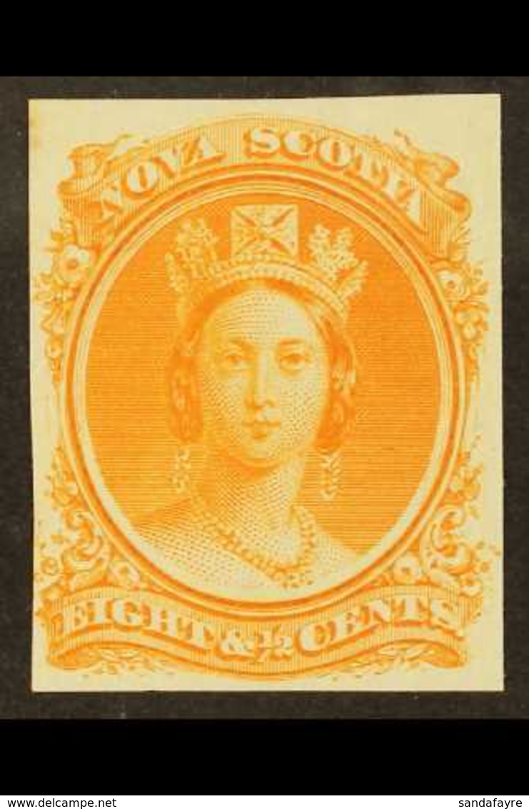 1860 8½c Orange Plate Proof, Uni 11TCvii, Very Fine With Clear Margins All Round. For More Images, Please Visit Http://w - Sonstige & Ohne Zuordnung