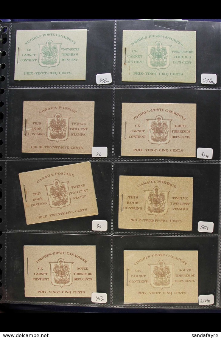 1937-52 EXTENSIVE BOOKLET COLLECTION A Magnificent, ALL DIFFERENT Highly Complete Collection Of KGVI Complete Booklets,  - Other & Unclassified