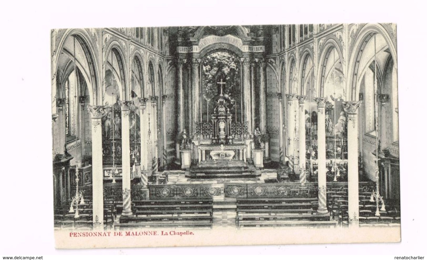 Pensionnat De Malonne.La Chapelle. - Namur