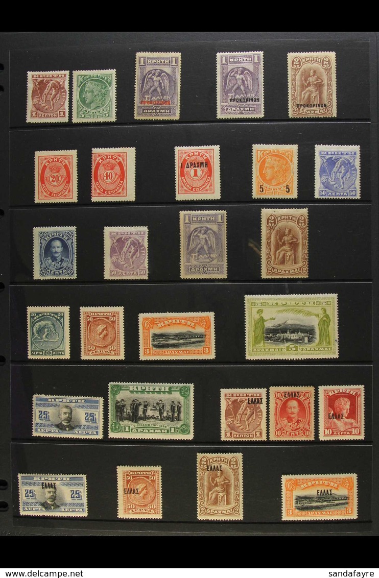 PROVISIONAL GOVERNMENT 1900-1910 MINT COLLECTION Presented On A Pair Of Stock Pages. An All Different Range With Values  - Other & Unclassified