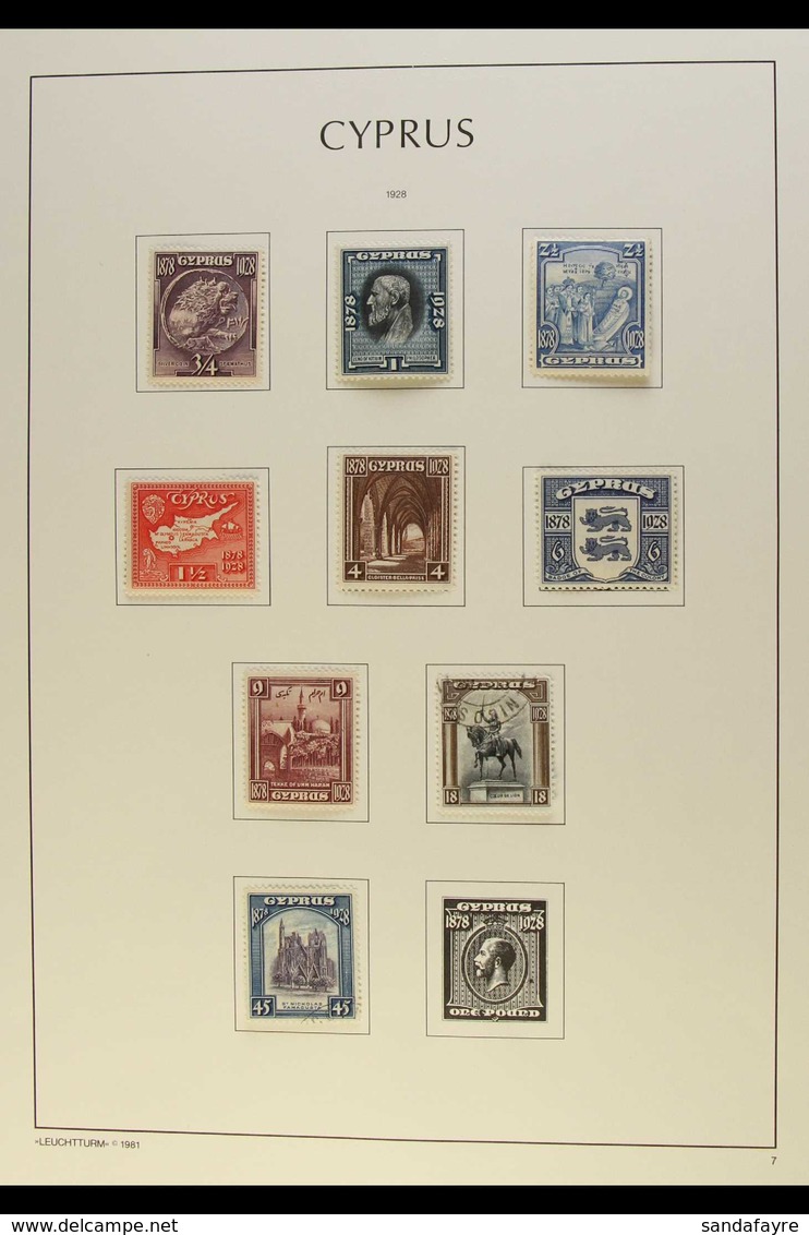 1880-1928 ALL DIFFERENT COLLECTION On Printed Leaves, Mint Or Used, Generally Good To Fine Condition. Note 1880 GB Overp - Sonstige & Ohne Zuordnung