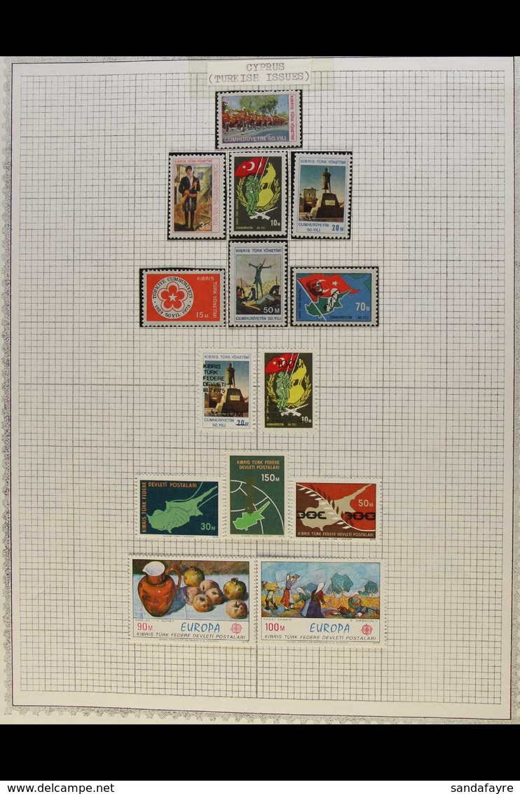 TURKISH 1974-85 MINT & NHM Collection Of Sets, Miniature Sheets & Some Multiples. Lovely Quality (200+ Stamps & 3 M/s) F - Autres & Non Classés