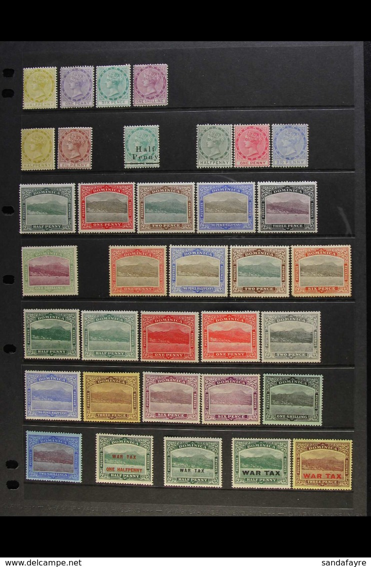 1877-1935 MINT COLLECTION A Neatly Presented Collection, ALL DIFFERENT & Includes 1877-79 ½d, 1d, 6d & 1s And 1883-86 2½ - Dominica (...-1978)
