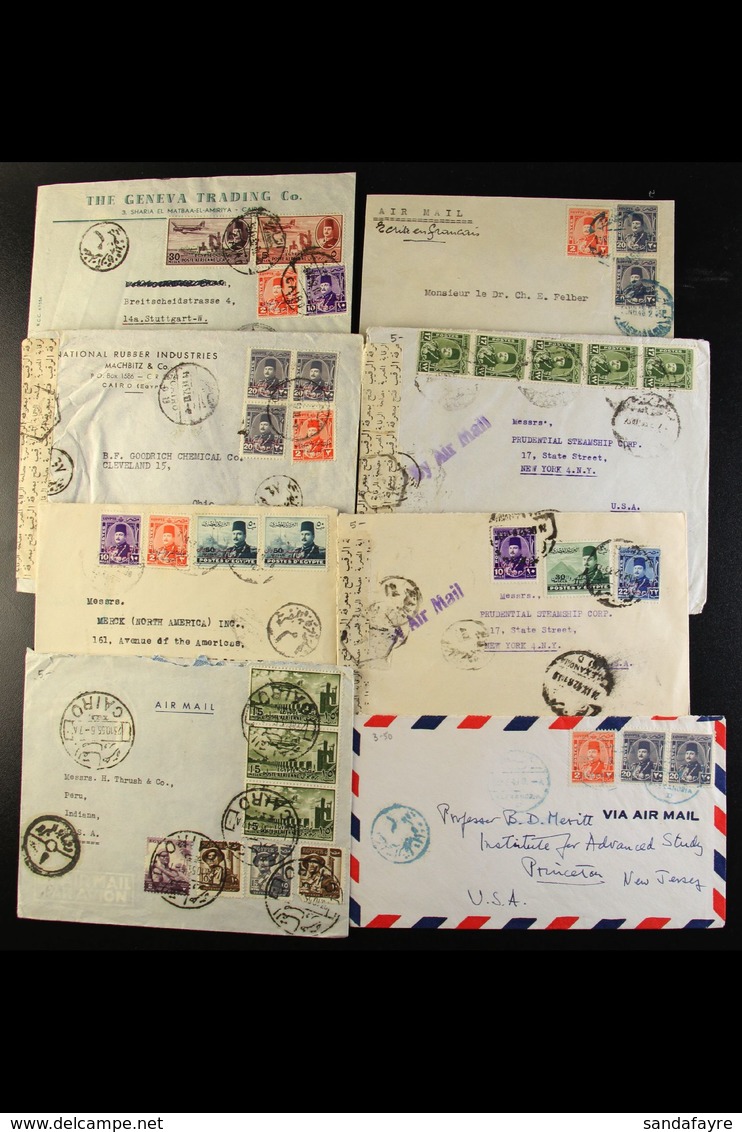 1950's CENSORED COVERS. An Interesting Collection/accumulation Of Commercial Airmail Covers, Mostly Addressed To USA, Ca - Other & Unclassified