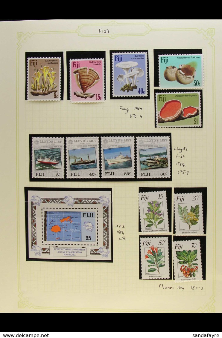 1984-98 NHM COLLECTION OF SETS. A Beautiful Collection, Presented In Mounts On Album Pages. Offers Strong Coverage Of Th - Fidji (...-1970)