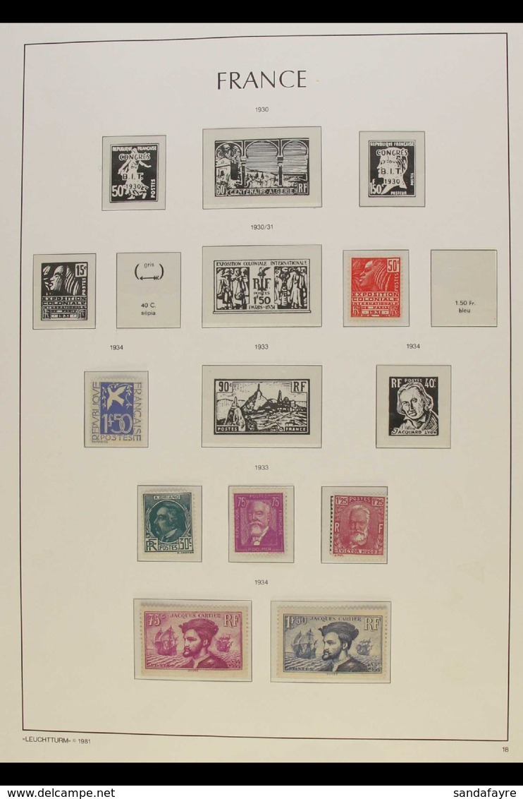 1924-45 EXTENSIVE NEVER HINGED MINT COLLECTION CAT 3000+ EURO. A Beautiful Collection With Many Complete Sets & "Better" - Other & Unclassified