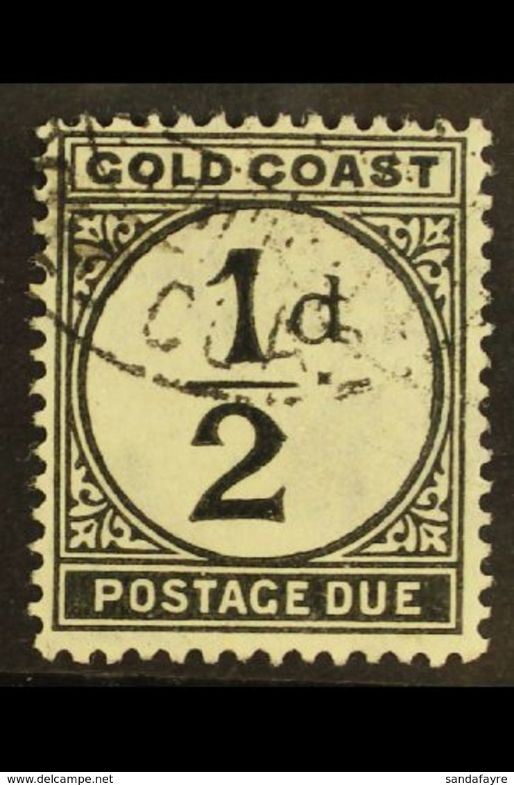 1923 Postage Due ½d Black, SG D1, Fine Cds Used.  For More Images, Please Visit Http://www.sandafayre.com/itemdetails.as - Côte D'Or (...-1957)