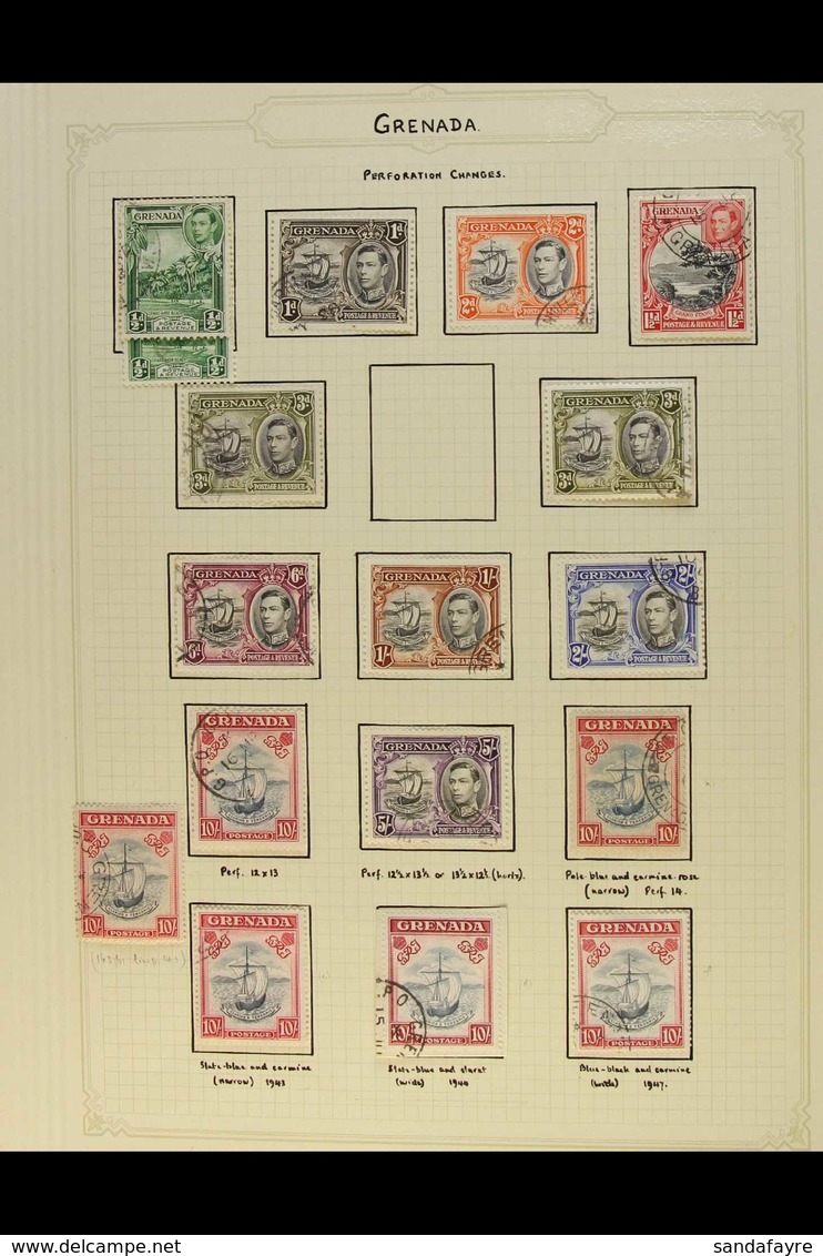 1937-68 VERY FINE USED COLLECTION An Attractive ALL DIFFERENT Collection, Highly Complete For The Period With Many Sets  - Grenada (...-1974)
