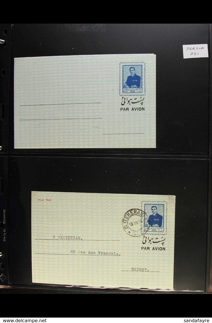 1956-1979 AEROGRAMME COLLECTION An Attractive & Extensive Collection Presented In A Quality Album With Slipcase. Unused  - Iran