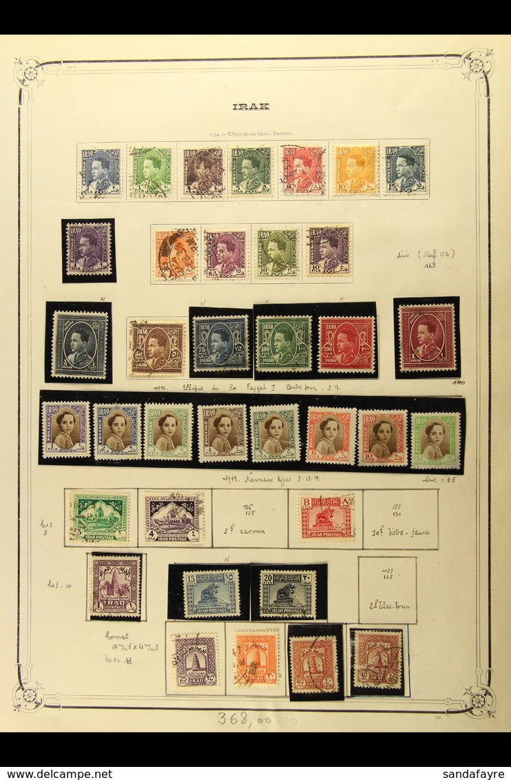 1933-74 EXTENSIVE COLLECTION ALL DIFFERENT, Mint Or Used Ranges On Printed Pages. A Wealth Of Complete Definitive (1934- - Irak