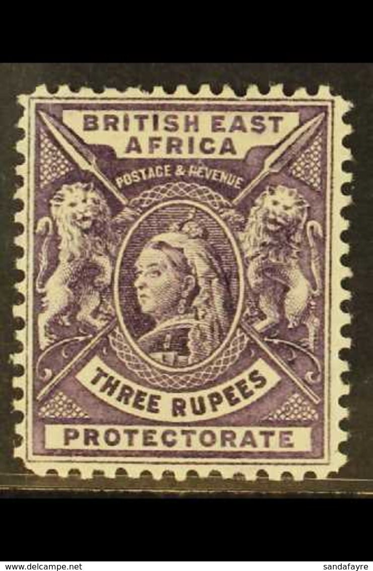 1896-1901 3r Deep Violet, SG 77, Very Fine Mint. For More Images, Please Visit Http://www.sandafayre.com/itemdetails.asp - Vide