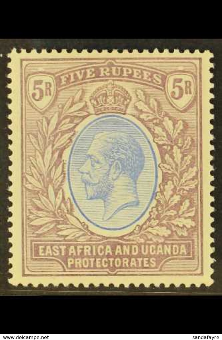 1912-21 5r Blue And Dull Purple, Watermark Multi Crown CA, SG 57, Fine Mint. For More Images, Please Visit Http://www.sa - Vide