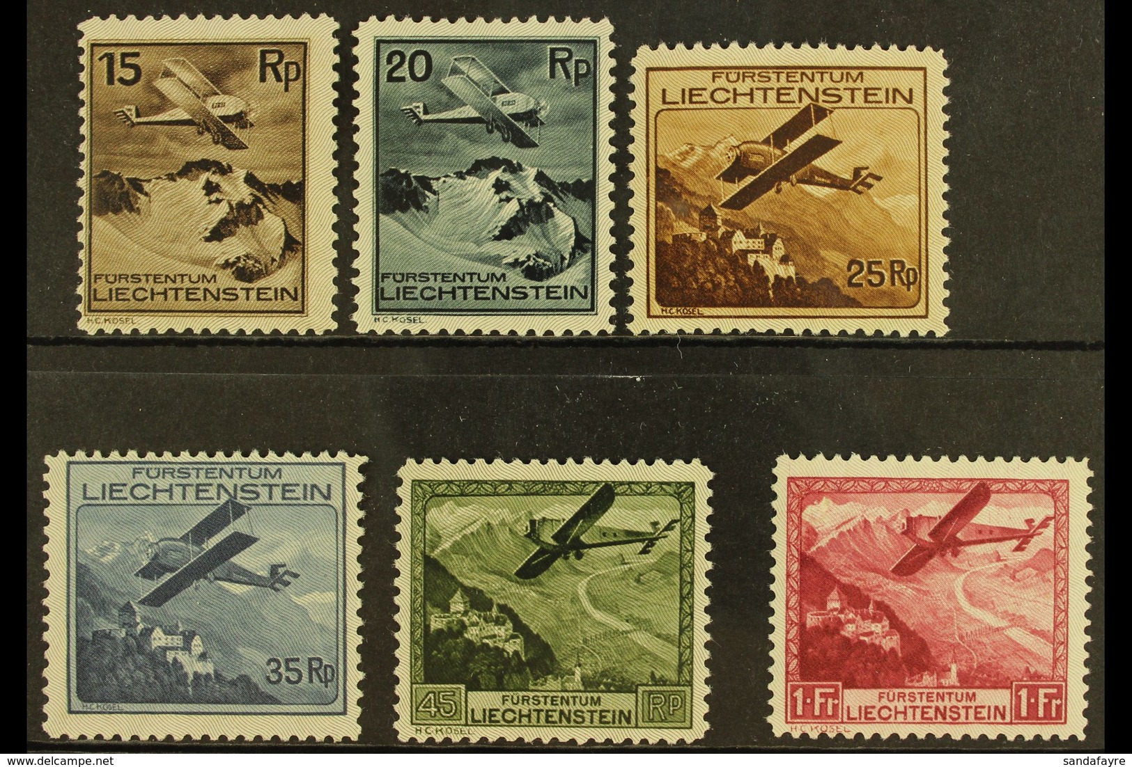 1930 Airmail Set Complete, Michel 108/13, Never Hinged Mint. Lovely! (6 Stamps) For More Images, Please Visit Http://www - Other & Unclassified