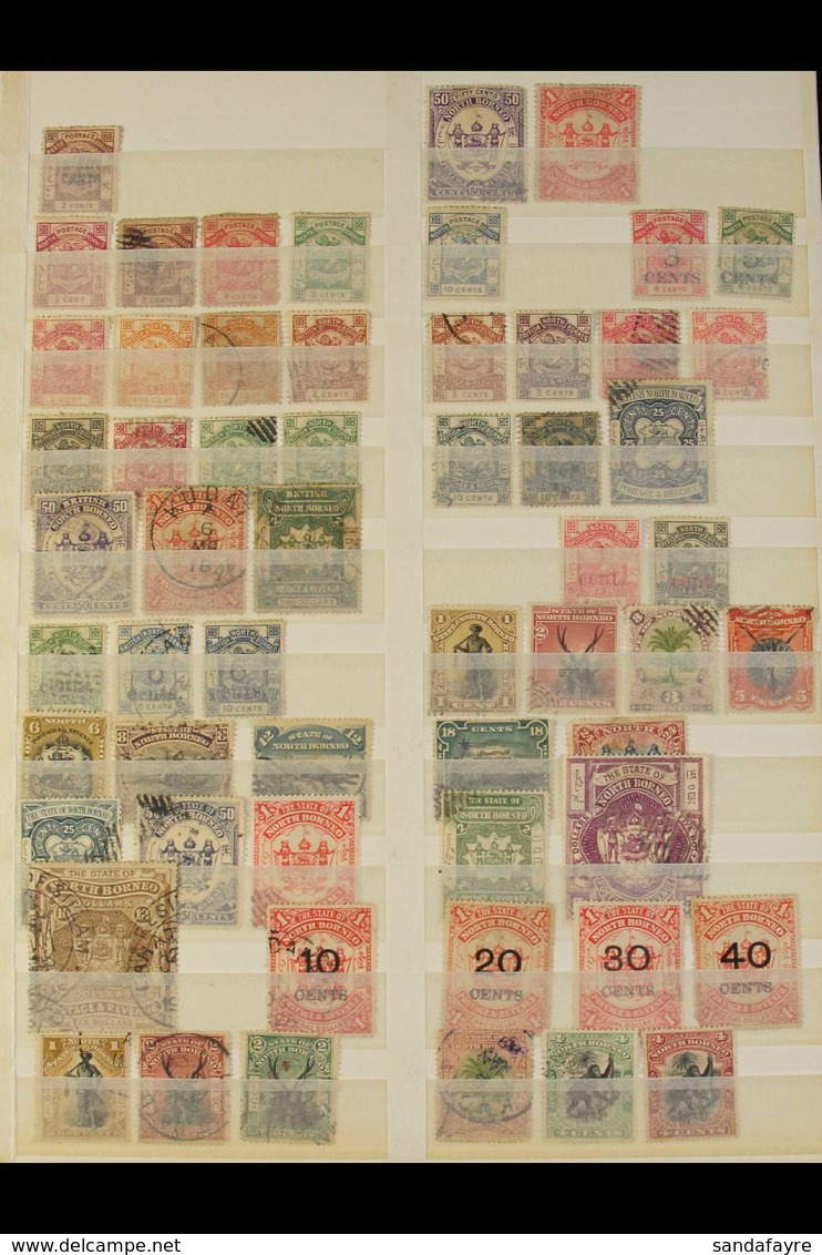 1883-1925 MINT/UNUSED & USED COLLECTION, CAT £4,000+. ALL DIFFERENT Stamps Salvaged From An Ancient Album And Arranged O - North Borneo (...-1963)