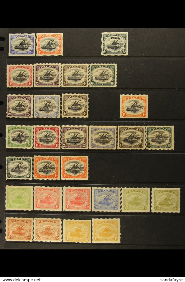 1901-1939 MINT COLLECTION On Stock Pages, Inc 1901-05 Wmk Horiz 2½d & 1s, 1906 6d Opt, 1907-10 Wmk Upright Perf 11 To 6d - Papua-Neuguinea