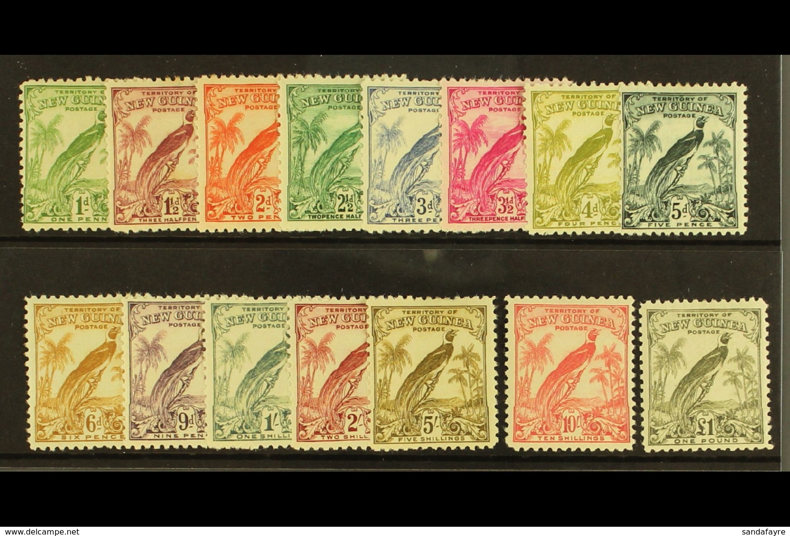 1932 10th Anniv Set (without Dates),  SG 177/89, Very Fine And Fresh Mint. (15 Stamps) For More Images, Please Visit Htt - Papouasie-Nouvelle-Guinée