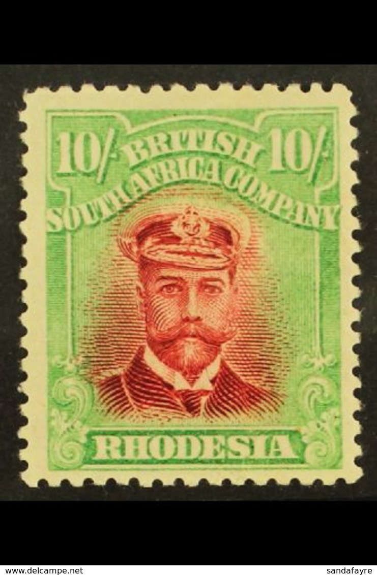 1913 10s Crimson And Pale Yellow-green, Admiral, Head Die II, Perf 14, SG 241, Superb Mint. For More Images, Please Visi - Sonstige & Ohne Zuordnung