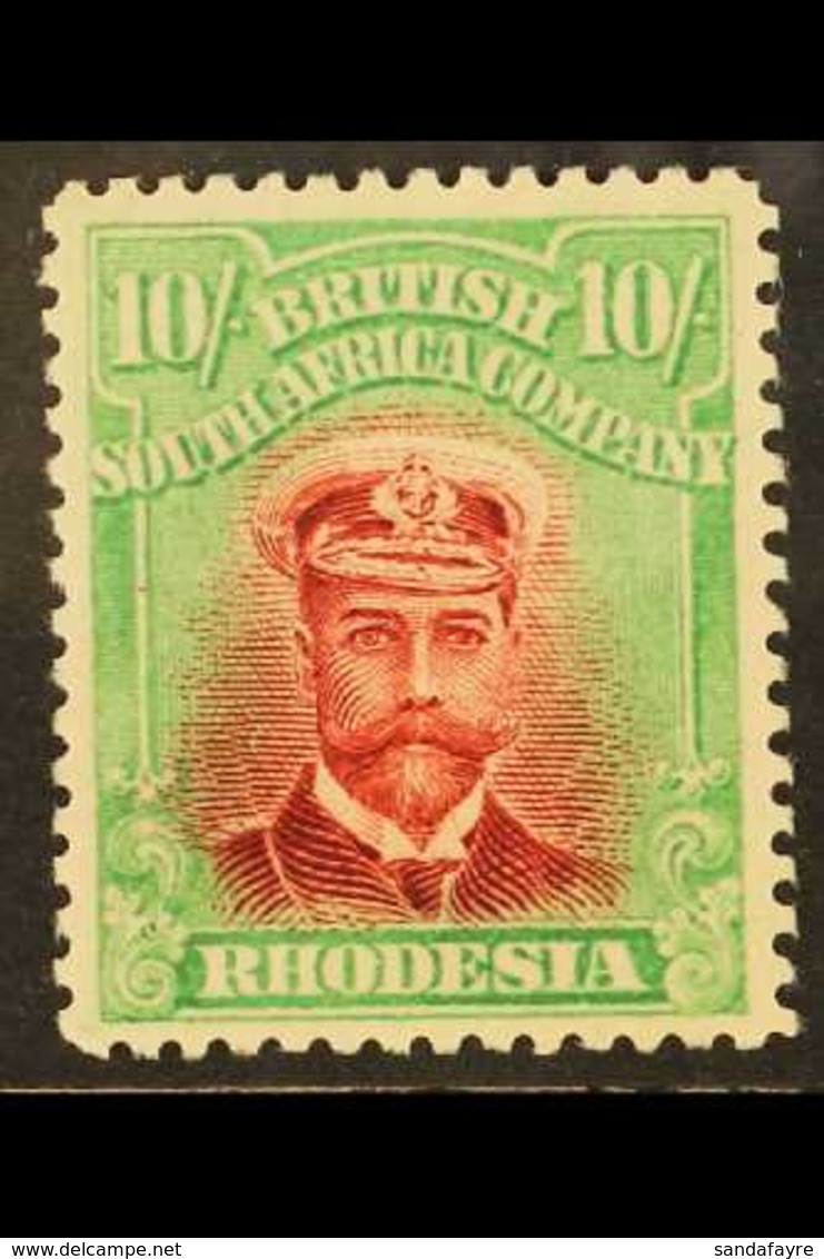 1913 10s Crimson And Yellow Green, Head Die II, Perf 14, Admiral, SG 241, Superb Mint. For More Images, Please Visit Htt - Autres & Non Classés